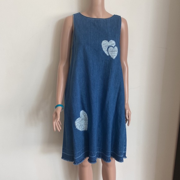 women denim mini dress Angel Eyes Denim Mini Dress